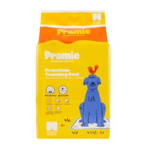 Pramie Premium แผ่นรองซับสัตว์เลี้ยง เกรดพรีเมียม ขนาดกลาง (M) รหัส PR002
