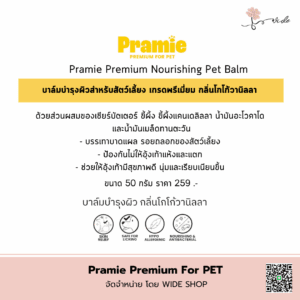 Pramie Premium Dental Finger Wipe ผ้าเช็ดฟันสัตว์เลี้ยง กลิ่นมิ้นท์ แบบสวมนิ้ว รหัส PR009